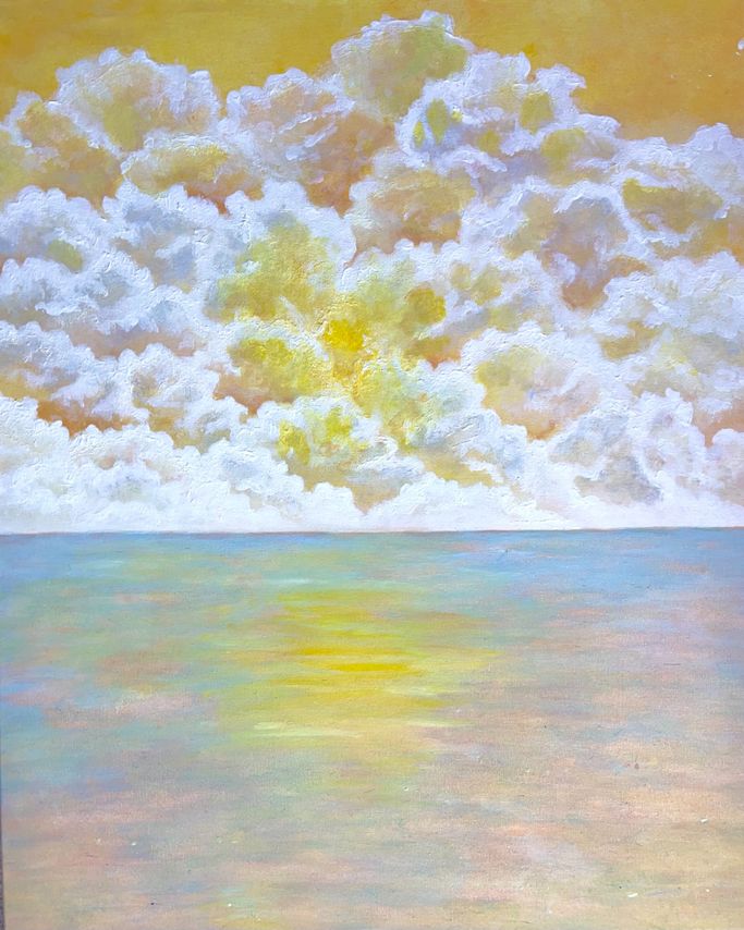 „sunset by the sea“ 2021 SOLD