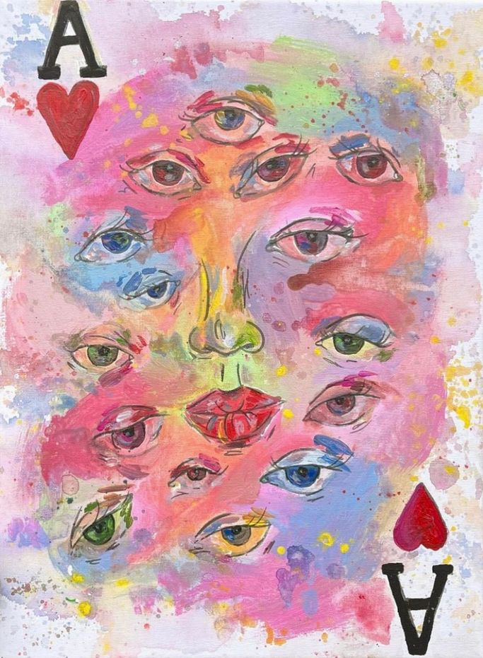 „Seeing the colors of the aura“ 2022 SOLD